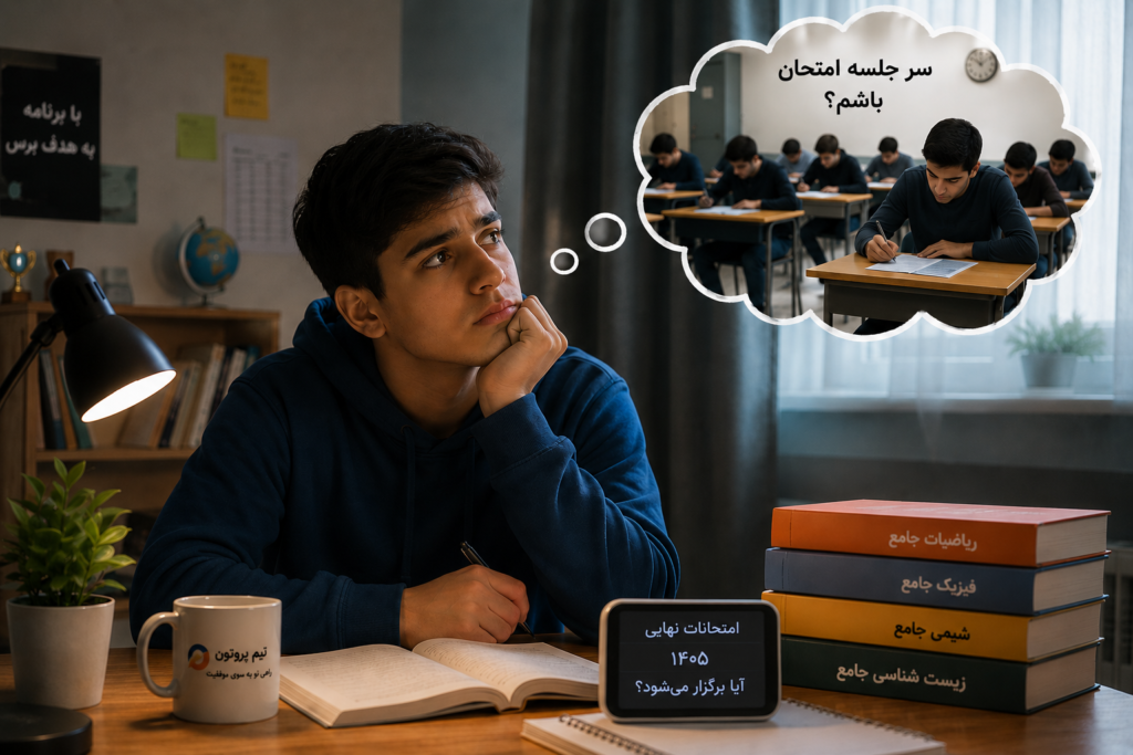 امتحان های 1405 چطور میشه